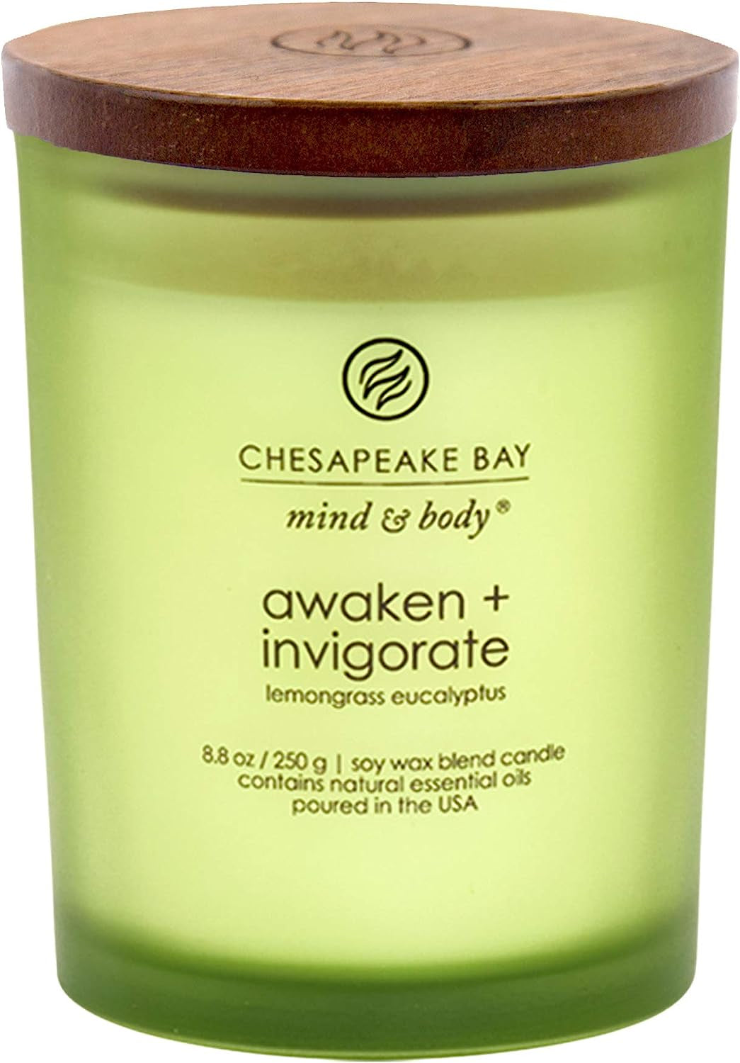 Chesapeake Bay Balance + Harmony Scented Candle Water Lily Pear Fragrance 50 Hours Burn Time Warm & Decorative Soy Wax Blend