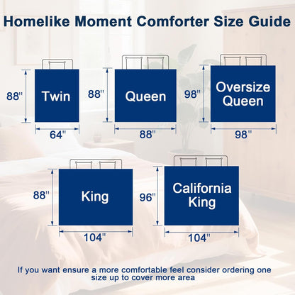 Comforter King Size - Teal Duvet Insert down Alternative Bed King Comforter, Lightweight Bedding Comforters Quilted Soft All Season Reversible Teal/Ivory
