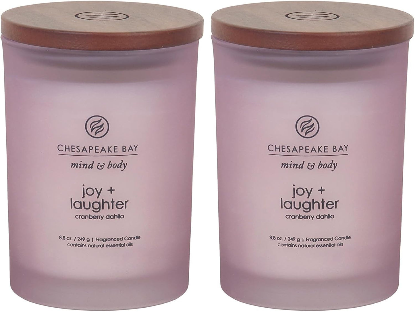 Chesapeake Bay Balance + Harmony Scented Candle Water Lily Pear Fragrance 50 Hours Burn Time Warm & Decorative Soy Wax Blend