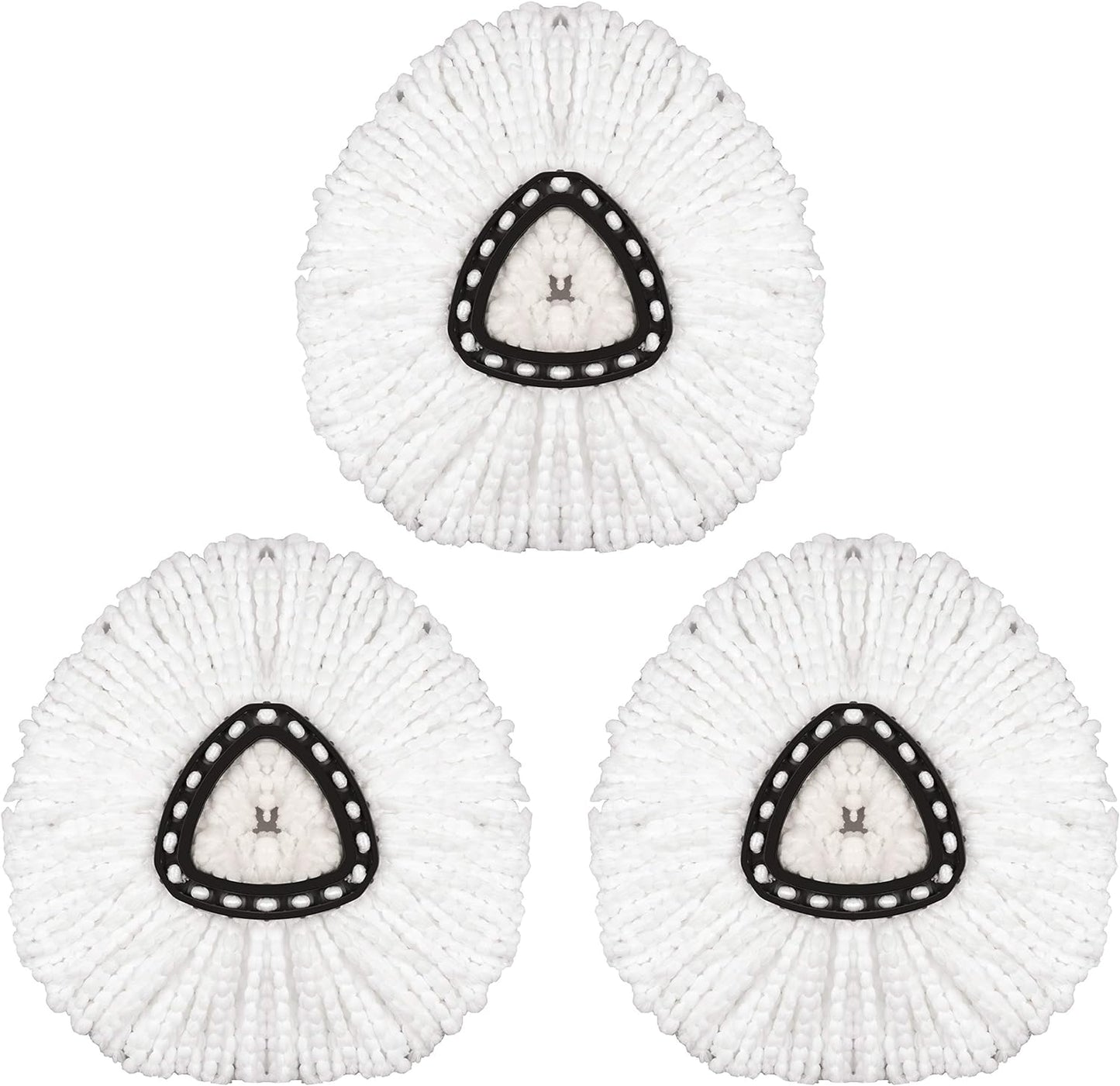 3 Pack Mop Head Replacement Spin Mop Replacement Head Microfiber Spin Mop Refills