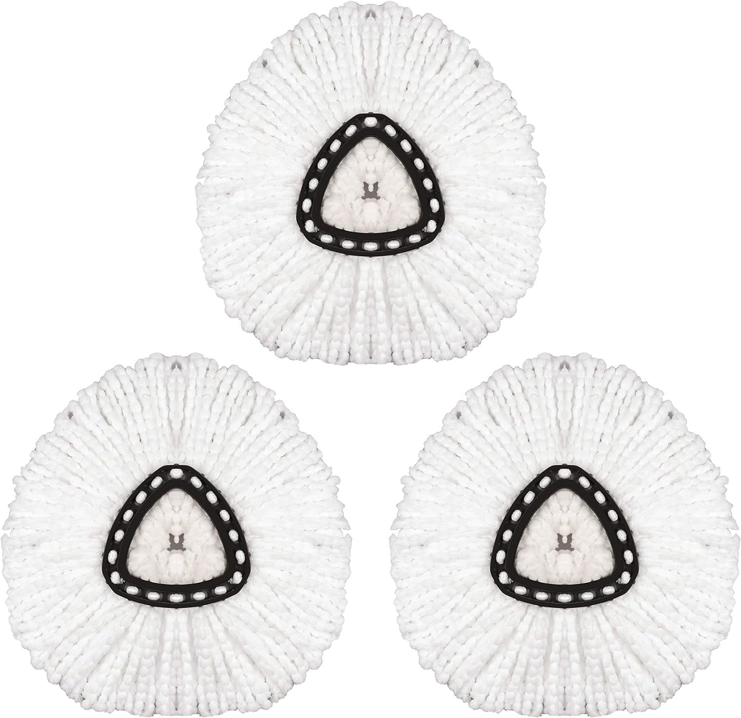 3 Pack Mop Head Replacement Spin Mop Replacement Head Microfiber Spin Mop Refills