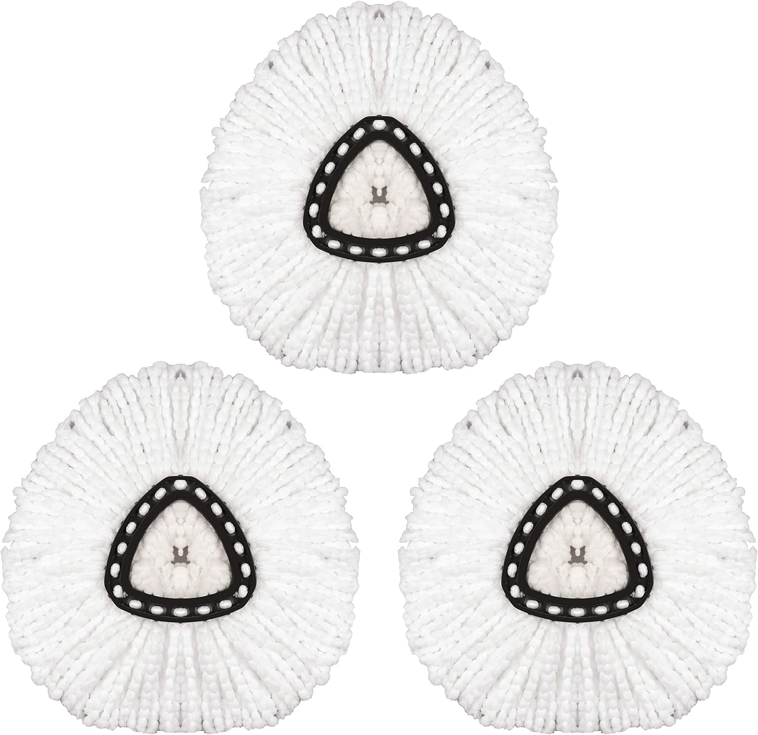 3 Pack Mop Head Replacement Spin Mop Replacement Head Microfiber Spin Mop Refills