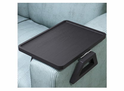 Couch Arm Tray,Bamboo Folding Sofa Tray,Sofa Armrest Trays Clip-On Couch Desk for Drinks,Snacks,Phone,Remote Control（Natural）