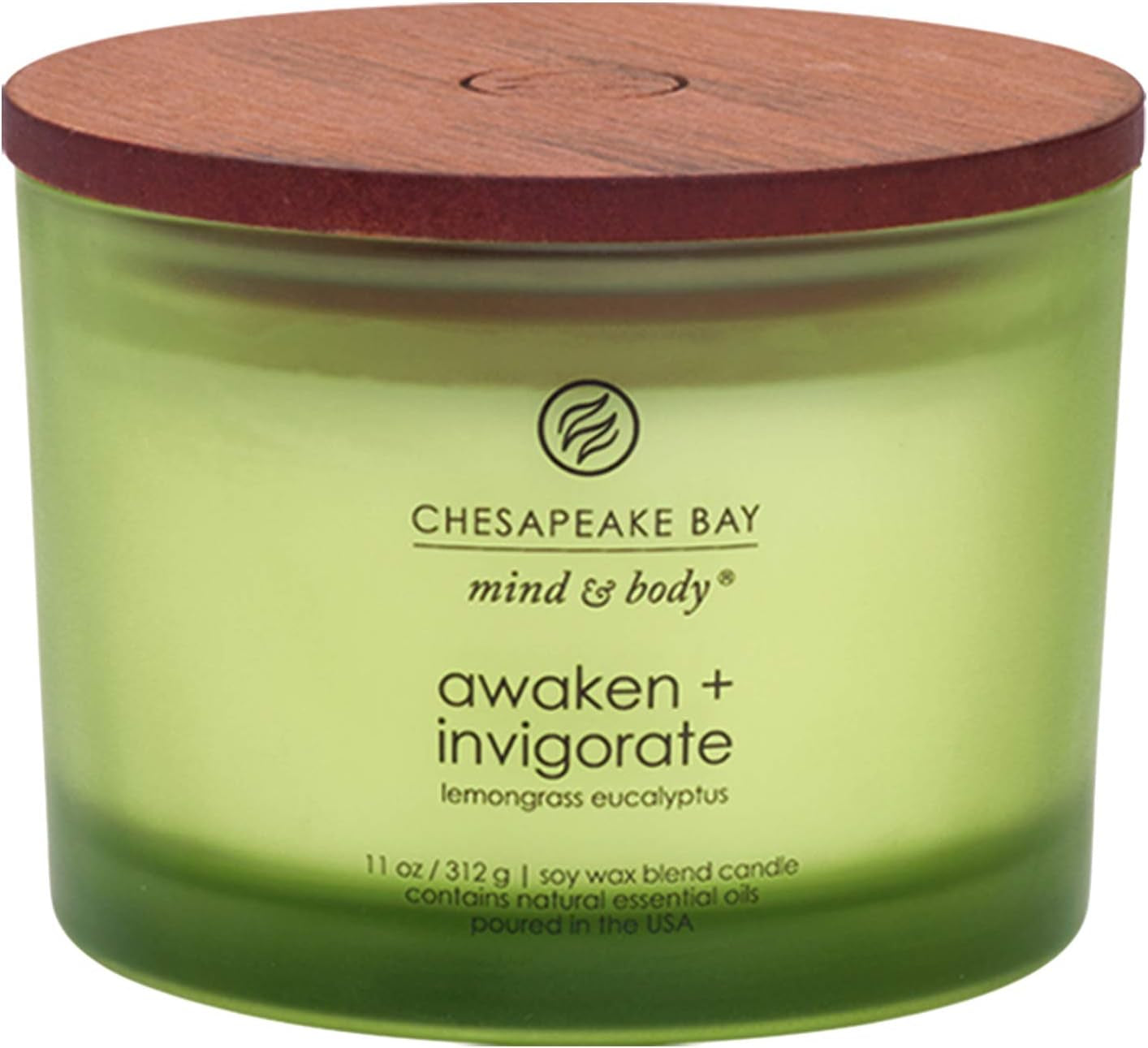 Chesapeake Bay Balance + Harmony Scented Candle Water Lily Pear Fragrance 50 Hours Burn Time Warm & Decorative Soy Wax Blend