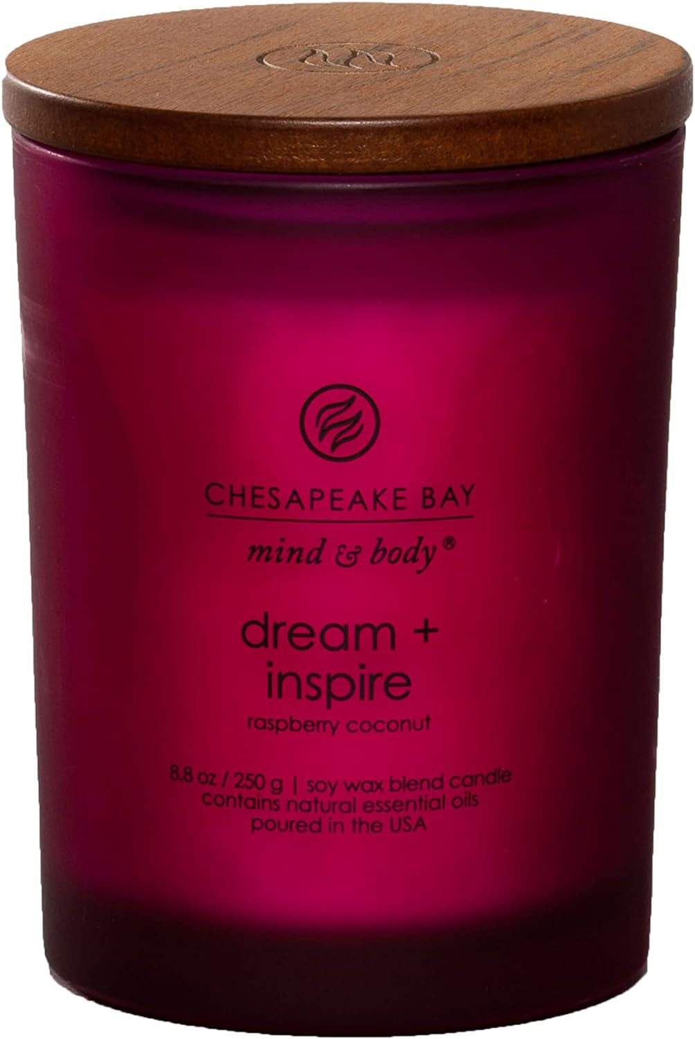 Chesapeake Bay Balance + Harmony Scented Candle Water Lily Pear Fragrance 50 Hours Burn Time Warm & Decorative Soy Wax Blend