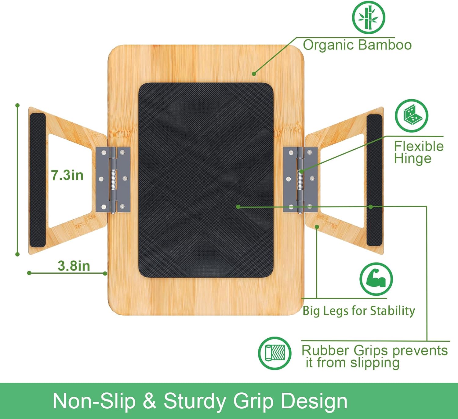 Couch Arm Tray,Bamboo Folding Sofa Tray,Sofa Armrest Trays Clip-On Couch Desk for Drinks,Snacks,Phone,Remote Control（Natural）