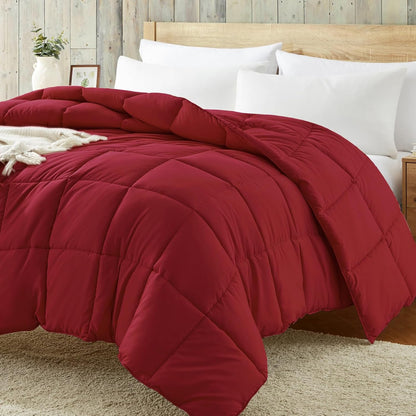 Comforter King Size - Teal Duvet Insert down Alternative Bed King Comforter, Lightweight Bedding Comforters Quilted Soft All Season Reversible Teal/Ivory