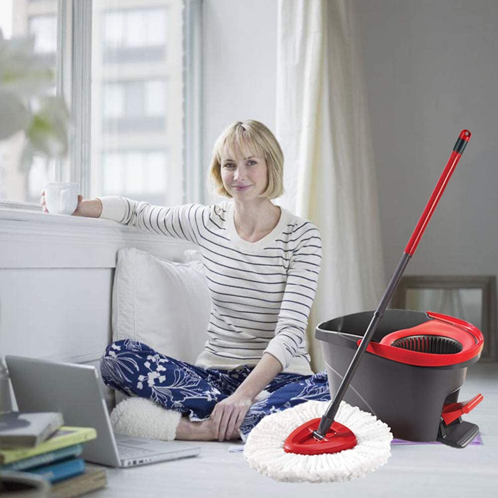 3 Pack Mop Head Replacement Spin Mop Replacement Head Microfiber Spin Mop Refills