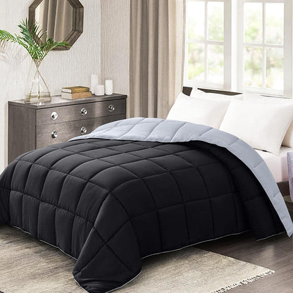 Comforter King Size - Teal Duvet Insert down Alternative Bed King Comforter, Lightweight Bedding Comforters Quilted Soft All Season Reversible Teal/Ivory