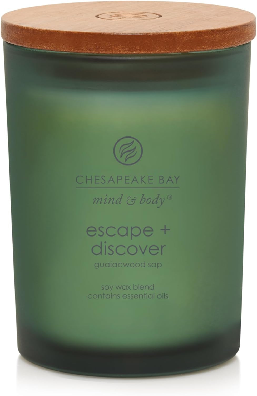 Chesapeake Bay Balance + Harmony Scented Candle Water Lily Pear Fragrance 50 Hours Burn Time Warm & Decorative Soy Wax Blend