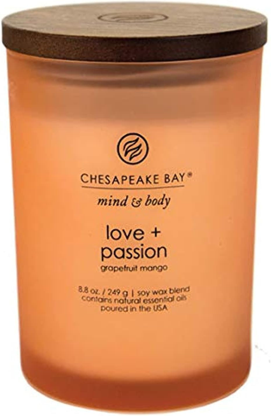 Chesapeake Bay Balance + Harmony Scented Candle Water Lily Pear Fragrance 50 Hours Burn Time Warm & Decorative Soy Wax Blend
